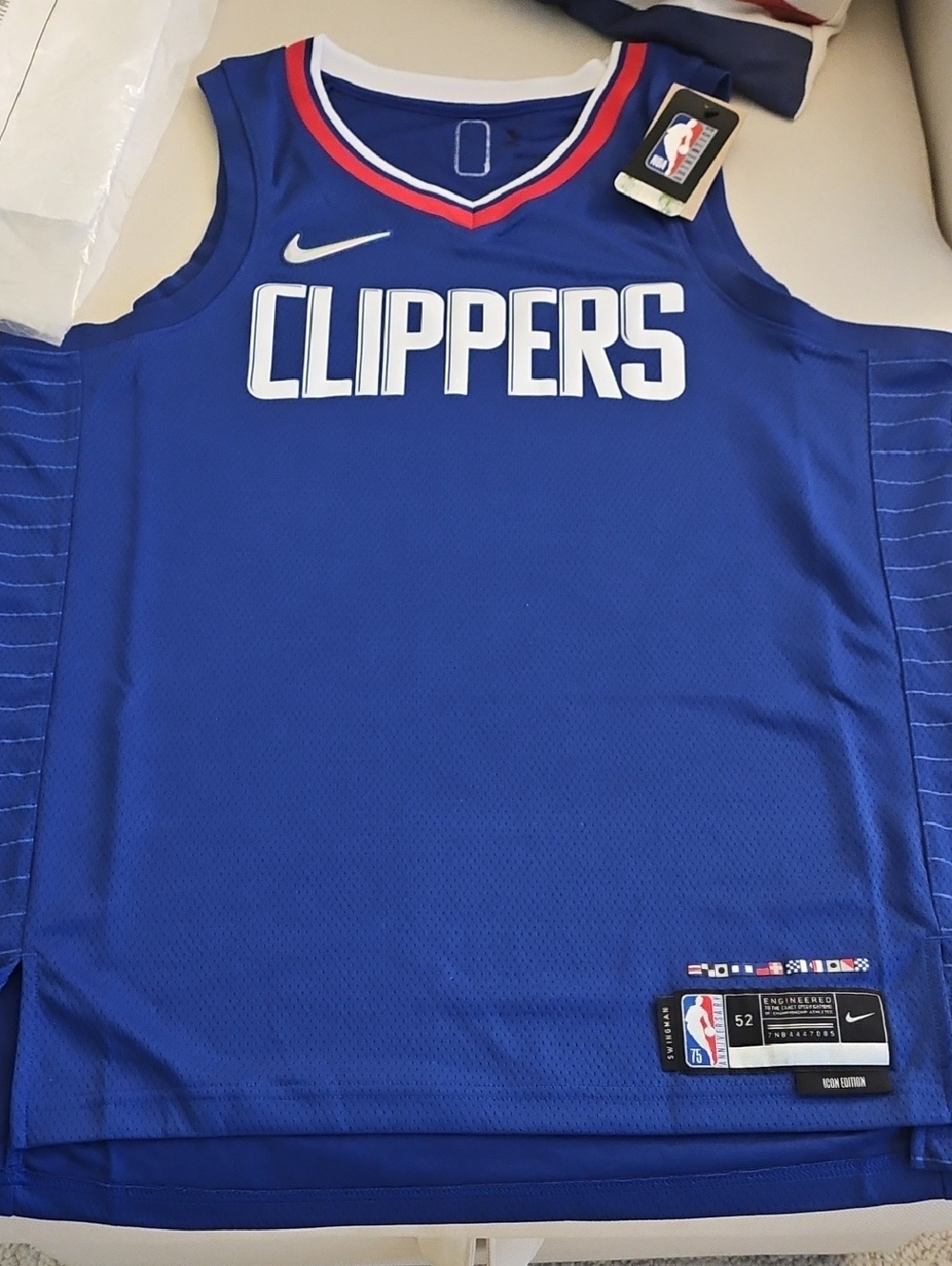 LA CLIPPETS LTD EDITION NIKE SWINGMAN JERSEY RRP $130 XL